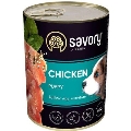 Корм влажный для щенков Savory 30556 с курицей, 400 г