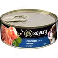 Корм вологий для цуценят Savory 30563 з кроликом і куркою, 100 г