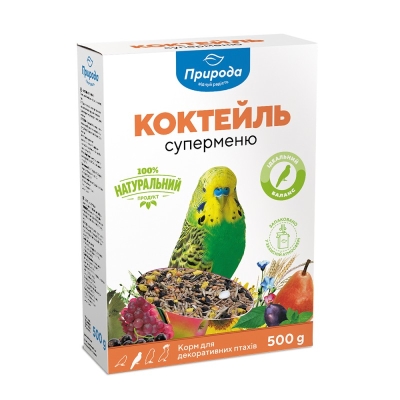 Корм для попугаев Природа PR740030 Коктейль Суперменю, 500 г