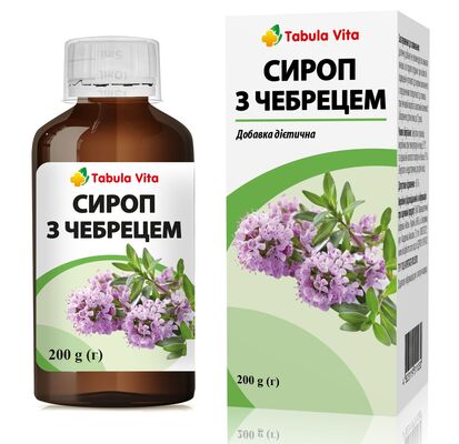 Сироп с чабрецом Табула Вита, 200 г