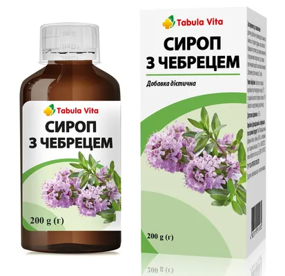 Сироп з чебрецем Tabula Vita, 200 г