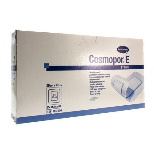 Повязка пластырная Cosmopor E steril для закрытия ран 20 см х 10 см стерильная, 25 штук
