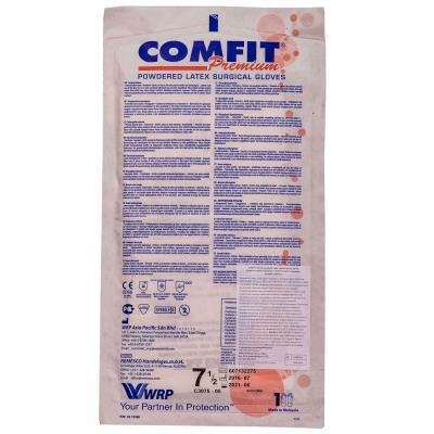 Перчатки хирургические Comfit Premium латексные с пудрой, размер 7,5 стерильные, пара
