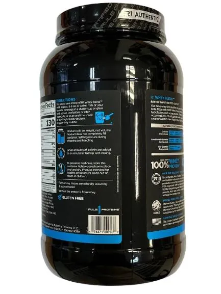 Протеїн сироватковий змішаний Rule One R1 Whey Blend, полуниця-банан, 908 г