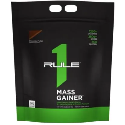 Гейнер Rule One R1 Mass Gainer, шоколадний фадж, 5200 г