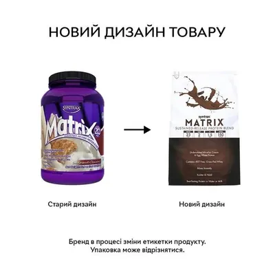 Протеїн комплексний Syntrax Matrix банановий крем, 907 г