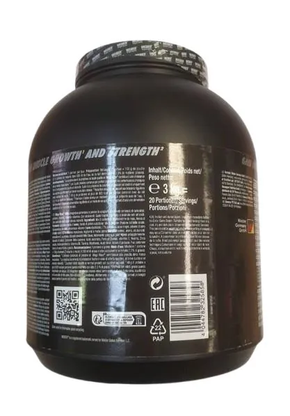 Гейнер Weider Mega Mass 4000, полуниця, 3 кг