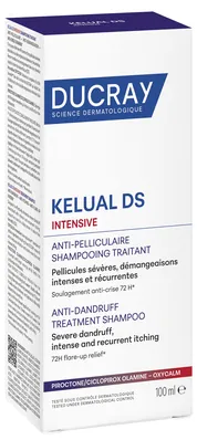 Шампунь Ducray Kelual DS Intensive проти вираженої лупи, інтенсивного свербежу, 100 мл