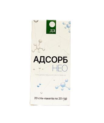 Адсорб Нео ДЗ гель д/внут. прим. с подсластителем по 20 г №20 в стик-пакетах
