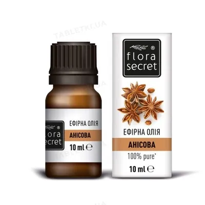 Олія ефірна Flora Secret анісова, 10 мл