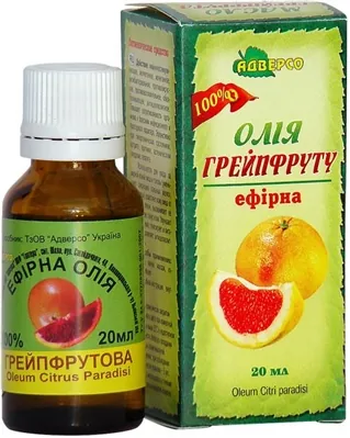 Олія ефірна Адверсо грейпфруту, 20 мл