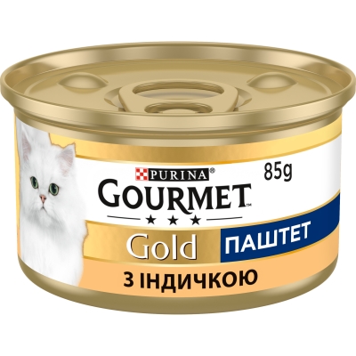 Корм влажный для кошек Purina Gourmet Gold Паштет с индейкой, 85 г
