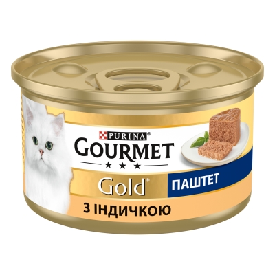 Корм влажный для кошек Purina Gourmet Gold Паштет с индейкой, 85 г