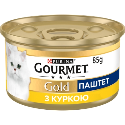 Корм влажный для кошек Purina Gourmet Gold Паштет с курицей, 85 г