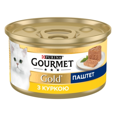 Корм вологий для кішок Purina Gourmet Gold Паштет з куркою, 85 г