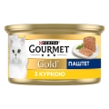 Корм вологий для кішок Purina Gourmet Gold Паштет з куркою, 85 г