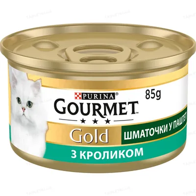 Корм вологий для кішок Purina Gourmet Gold з кроликом, шматочки в паштет по 85 г