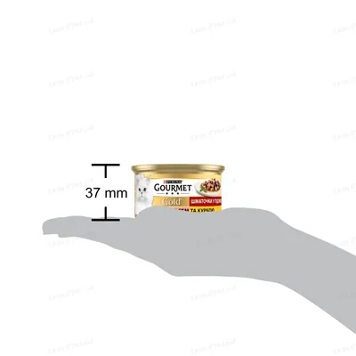 Корм вологий для кішок Purina Gourmet Gold з лососем і куркою, шматочки в підливі по 85 г