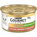 Корм вологий для кішок Purina Gourmet Gold з качкою, морквою і шпинатом, шматочки в паштеті, 85 г