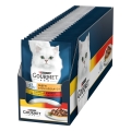 Корм вологий для кішок Purina Gourmet Perle Duo з куркою і яловичиною міні філе в підливі, 85 г