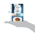 Корм вологий для кішок Purina Gourmet Perle Duo з лососем і сайдою міні філе в підливі, 85 г