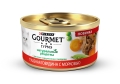 Корм вологий для кішок Purina Gourmet Натуральні рецепти з яловичиною та морквою, 85 г