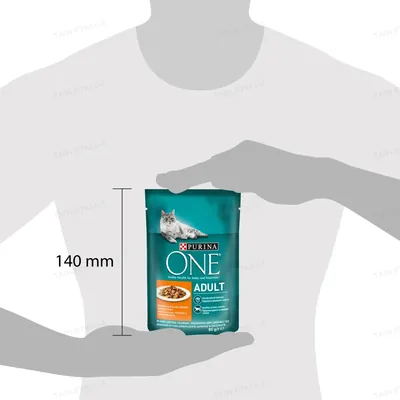 Корм вологий для кішок Purina One Adult шматочки в соусі з куркою і зеленою квасолею, 85 г