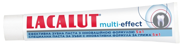 Зубная паста Lacalut Multi-effect 5 в 1, 75 мл