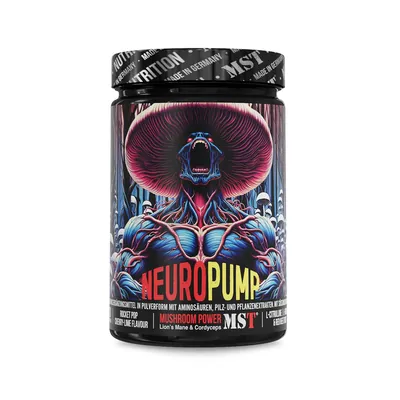 Передтренувальний комплекс MST Nutrition Neuro Pump рокет поп, 540 г
