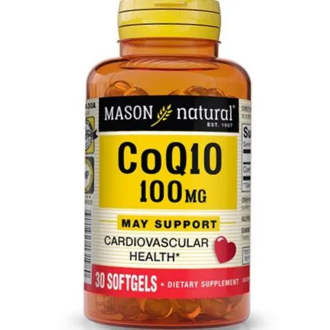 Коензим Q10 Mason Natural CoQ10 100, 30 гелевих капсул