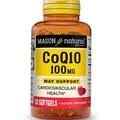 Коэнзим Q10 Mason Natural CoQ10 100, 30 гелевых капсул