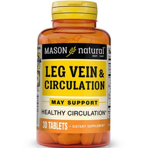 Диетическая добавка Mason Natural Leg Vein & Circulation, 30 таблеток