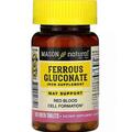 Железа глюконат Mason Natural Ferrous Gluconate, 100 таблеток