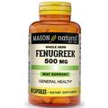 Пажитник Mason Natural Fenugreek 500, 90 капсул
