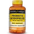 Пробиотик Ацидофилус Mason Natural Probiotic Acidophilus with Pectin, 100 капсул