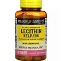 Лецитин із водоростями Mason Natural Lecithin Kelp Vitamin B6 Plus Cider Vinegar, 100 таблеток