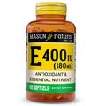 Витамин Е Mason Natural Vitamin E 400, 100 гелевых капсул