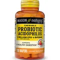 Пробіотики Mason Natural Chewable Probiotic Acidophilus With Bifidus 2 Billion полуниця, 100 таблеток