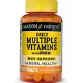 Мультивітаміни Mason Natural Daily Multiple Vitamins With Iron, 365 таблеток