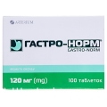 Гастро-норм таблетки, в/плів. обол. по 120 мг №100 (10х10)