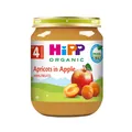 Пюре фруктове HiPP Organic Абрикоси в яблуках з 4 місяців, 125 г