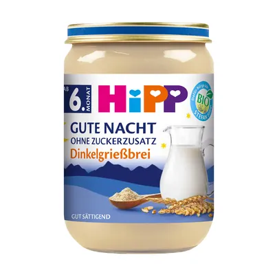 Каша молочна HiPP Good Night На добраніч зі спельти, з 6 місяців, 190 г