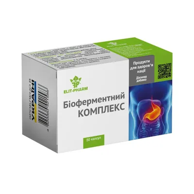 Біоферментний комплекс Elit-Pharm капсули №50
