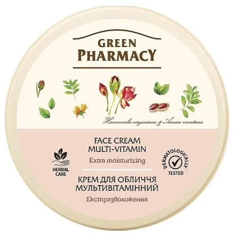 Крем для обличчя Green Pharmacy Мультивітамінний, 200 мл