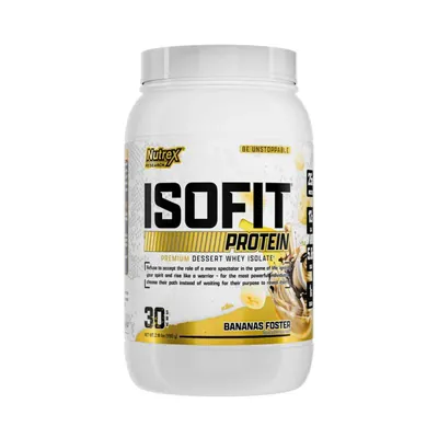 Протеїн сироватковий ізолят Nutrex Research Isofit, банан, 30 порцій