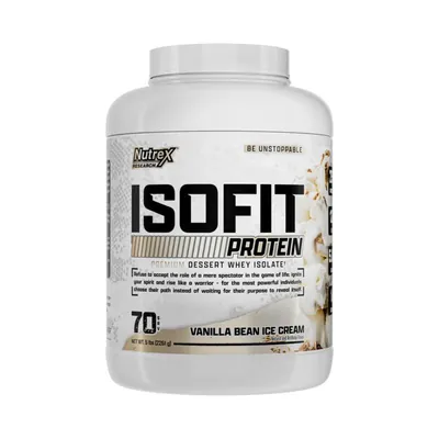 Протеїн сироватковий ізолят Nutrex Research Isofit, ванільне морозиво, 70 порцій