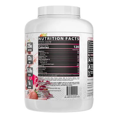Протеїн сироватковий ізолят Nutrex Research Isofit, полуниця з вершками, 30 порцій