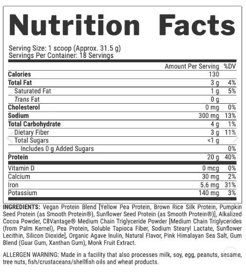 Протеин растительный Nutrex Research Plant Protein печенье с корицей, 567 г