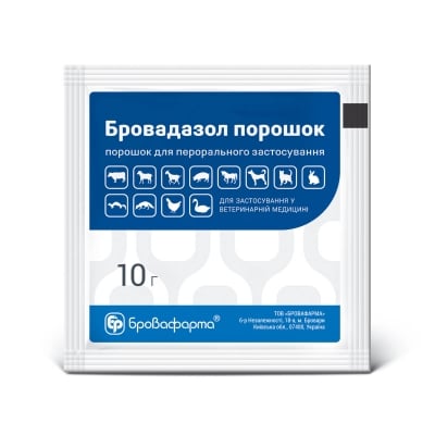Бровадазол (ДЛЯ ЖИВОТНЫХ) микрогранулированный порошок, 10 г