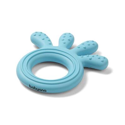 Прорезыватель для зубов BabyOno 826/03 силиконовый Осьминог, голубой